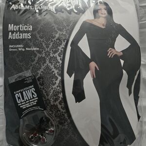 Morticia Addams Costume with Claws